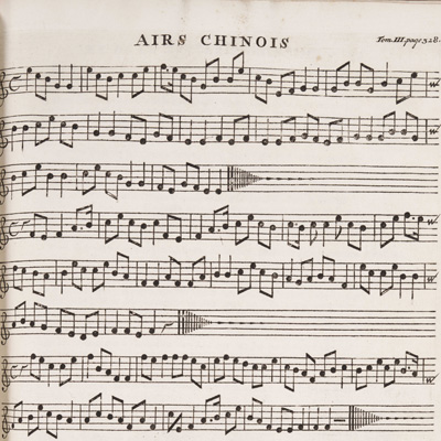 Transcriptions of Chinese Melodies